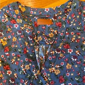 Umgee Blue Floral Dress